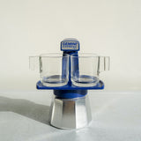 Gemini Express Moka Pot Dark Blue, UK version