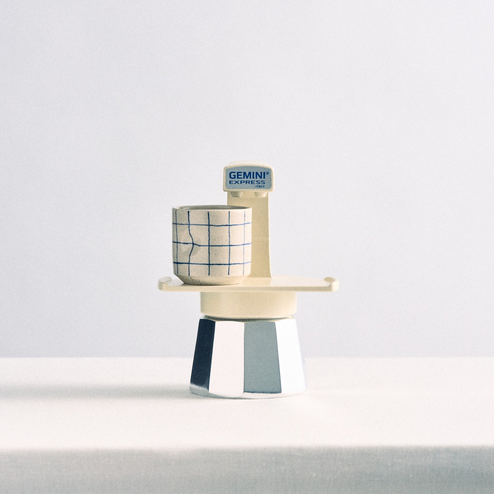 Gemini Express Moka Pot Cream, UK version