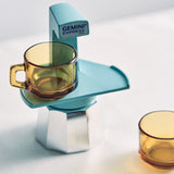 Gemini Express moka pot Sky Blue, imported from the UK