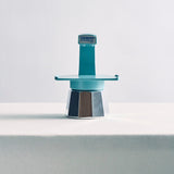 Gemini Express moka pot Sky Blue, imported from the UK