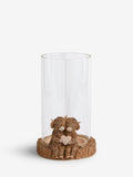 Hurricane candle holder featuring Hamish the Highland Cow, imported from the UK