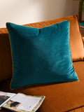 Furn Teal/Ochre Meridian Velvet 45 x 45cm Cushion Cover