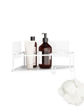 Umbra white corner shower caddy (British brand)