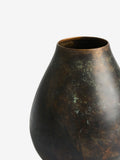 French Connection Black/Bronze Patina Metal Vase 21.5cm - British product