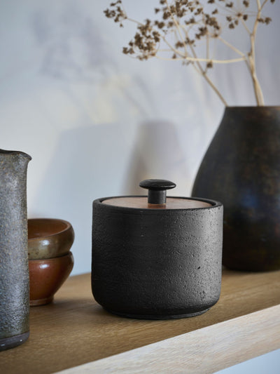 Next French Connection Black Zinc Storage Jar- Buy online at McGrocer