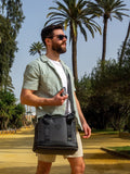 Graue, erweiterbare Kabinen-Max-Bordtasche unter dem Sitz 20-30L, importiert aus dem Vereinigten Königreich