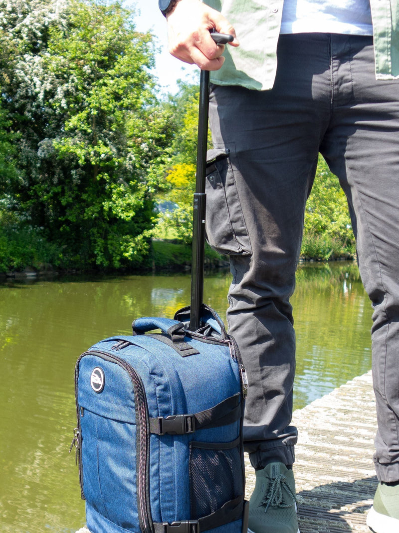 Sac à dos trolley hybride Cabin Max Metz bleu 20 litres, version UK