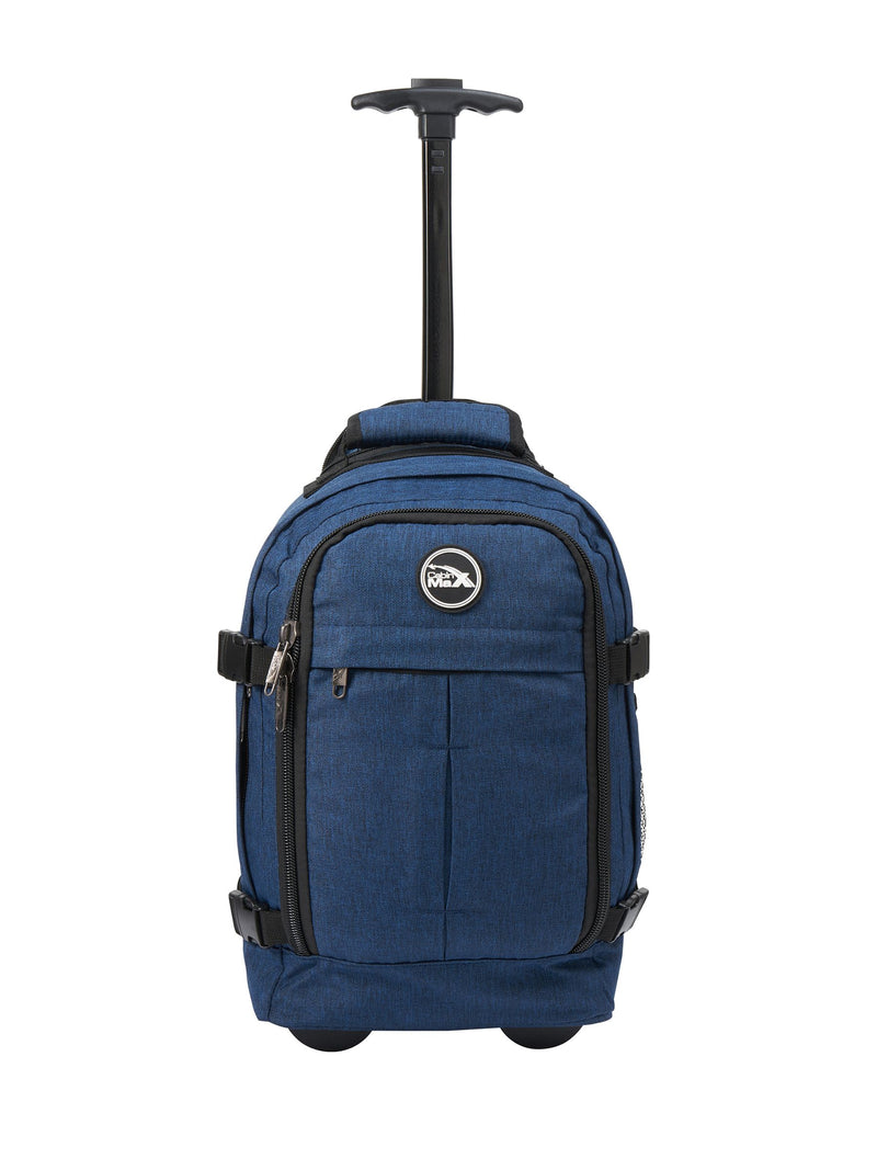 Cabin Max Blue Metz Underseat Hybrid Trolley Bag and Backpack 20 Litre