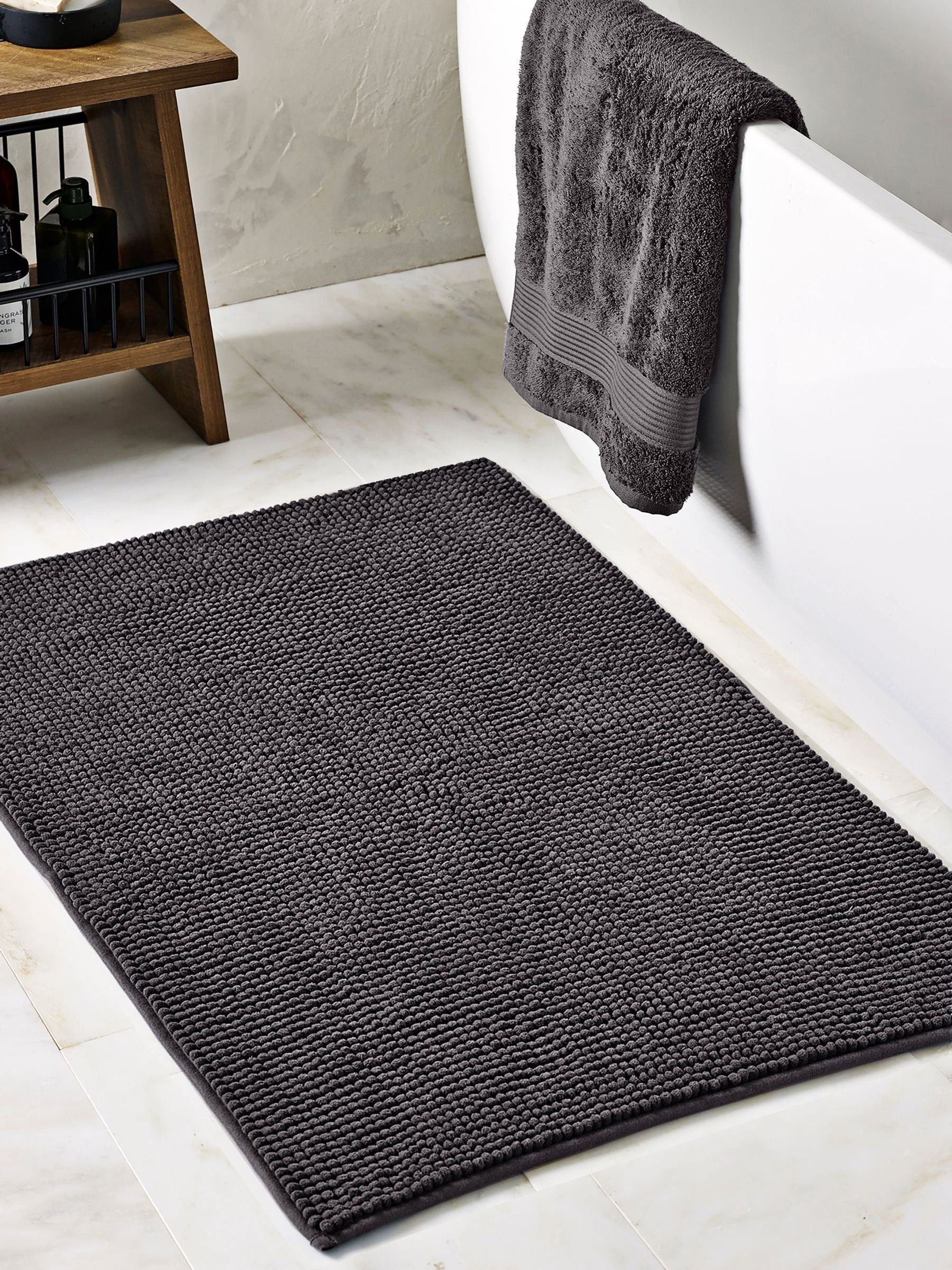 Sage Green Bobble Bath Mat