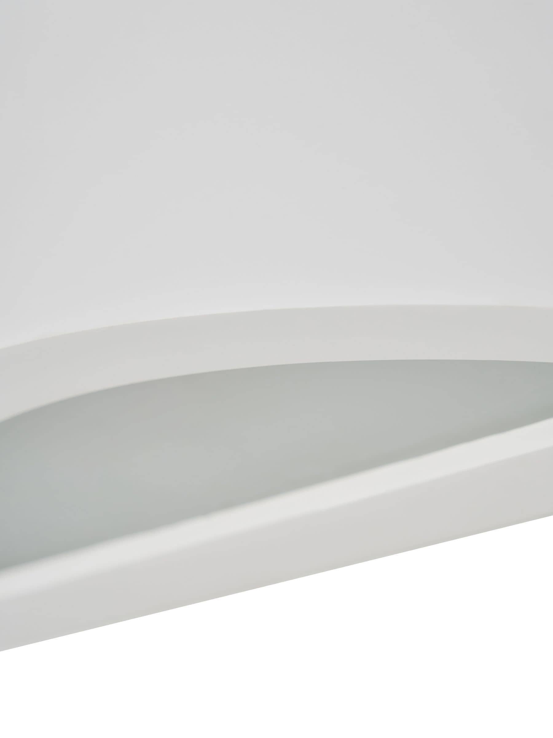 BHS white Baza wall light 30cm, imported from the UK