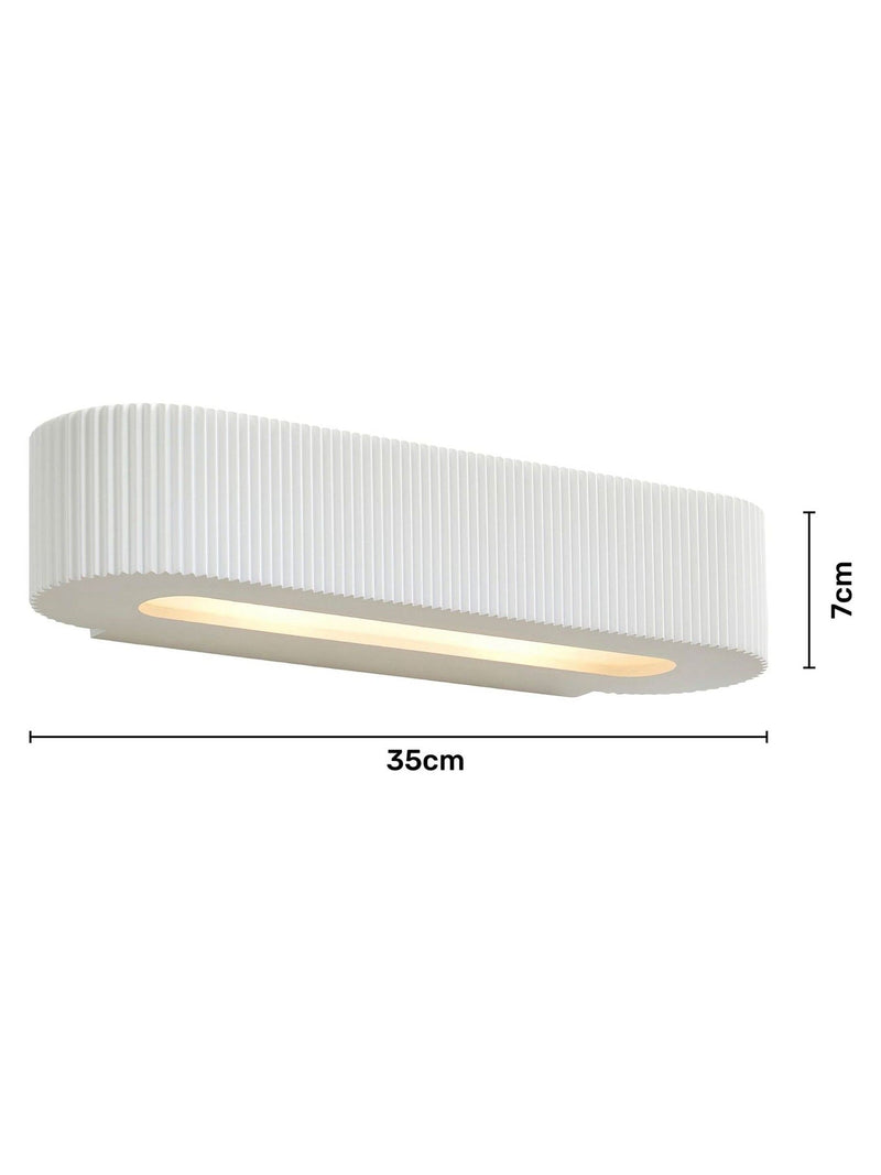 BHS Getxo paintable plaster wall uplighter (British brand)