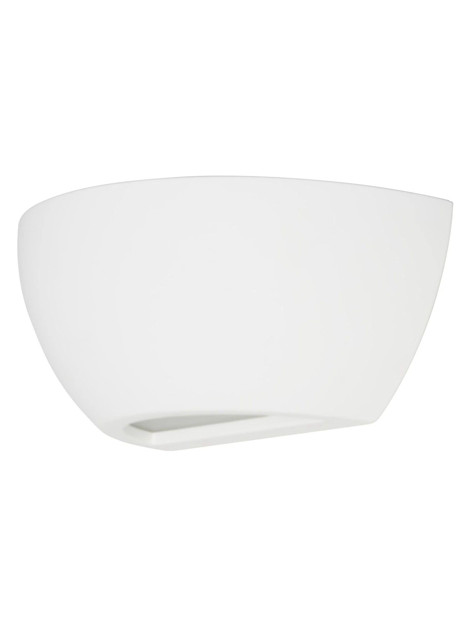 Applique murale BHS Rhonda en plâtre peignable, importée du Royaume-Uni
