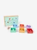 JoJo Maman Bébé nature matching game wooden shapes British brand
