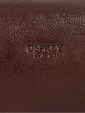 Osprey London Brown Toby Leather Wash Bag, UK version