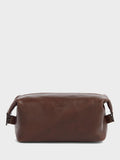 Osprey London Brown Toby Leather Wash Bag, UK version