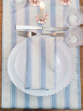 Avalon Home mid blue stripe napkins set of 2 (British brand)