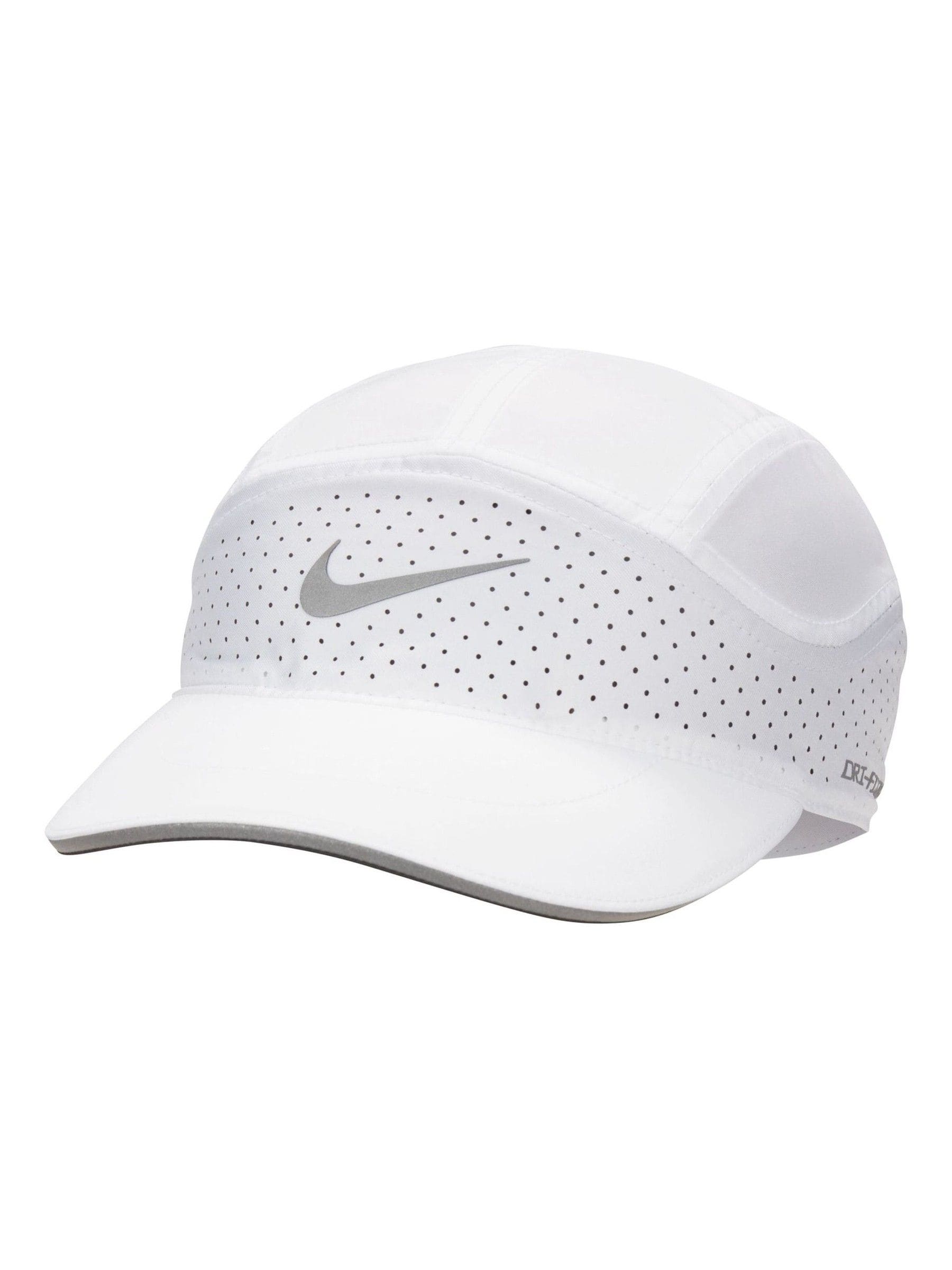 Nike White Dri-FIT Fly Unstructured Reflective Cap