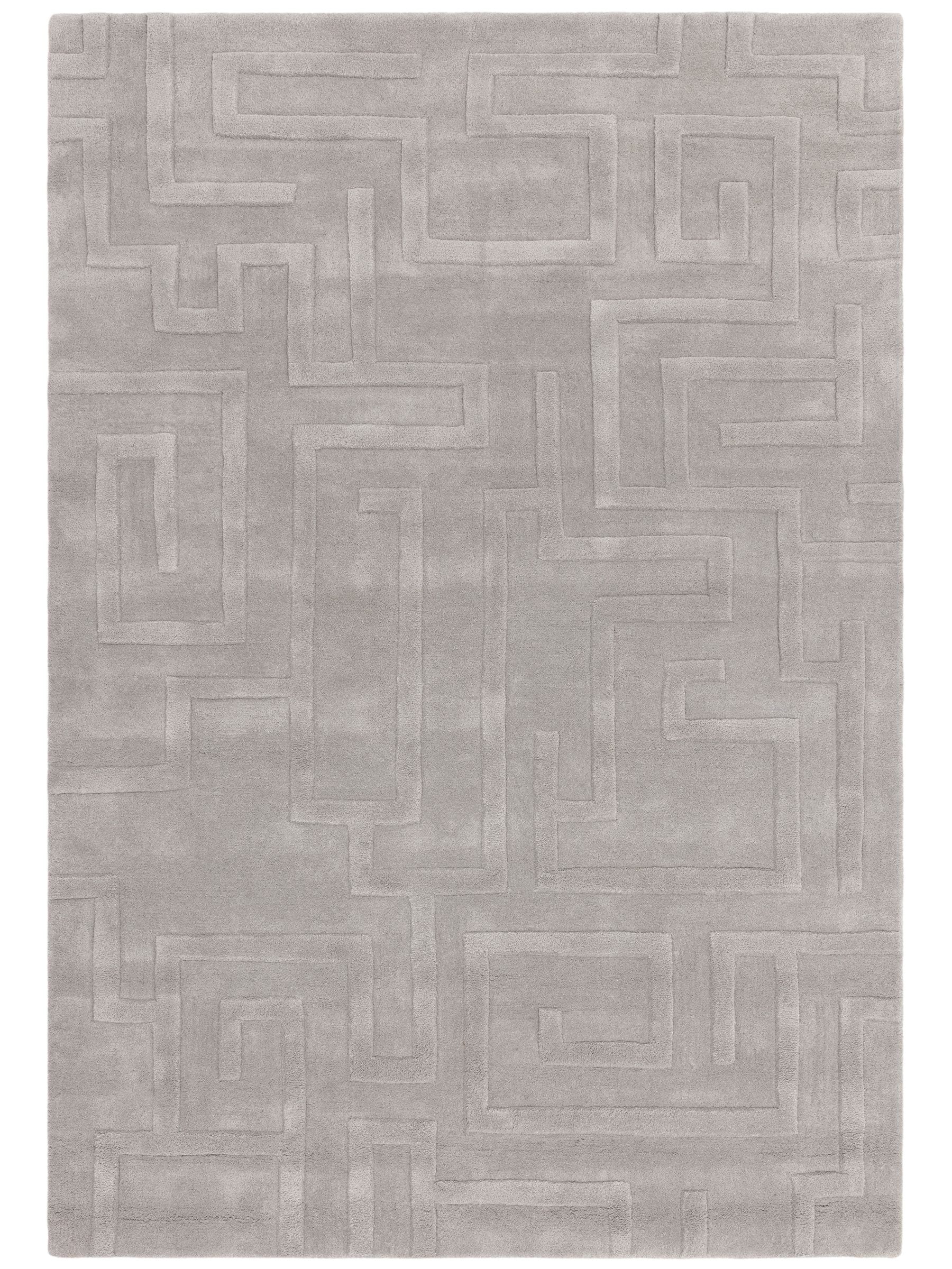 Asiatic Rugs Silver Maze wool rug - British product
