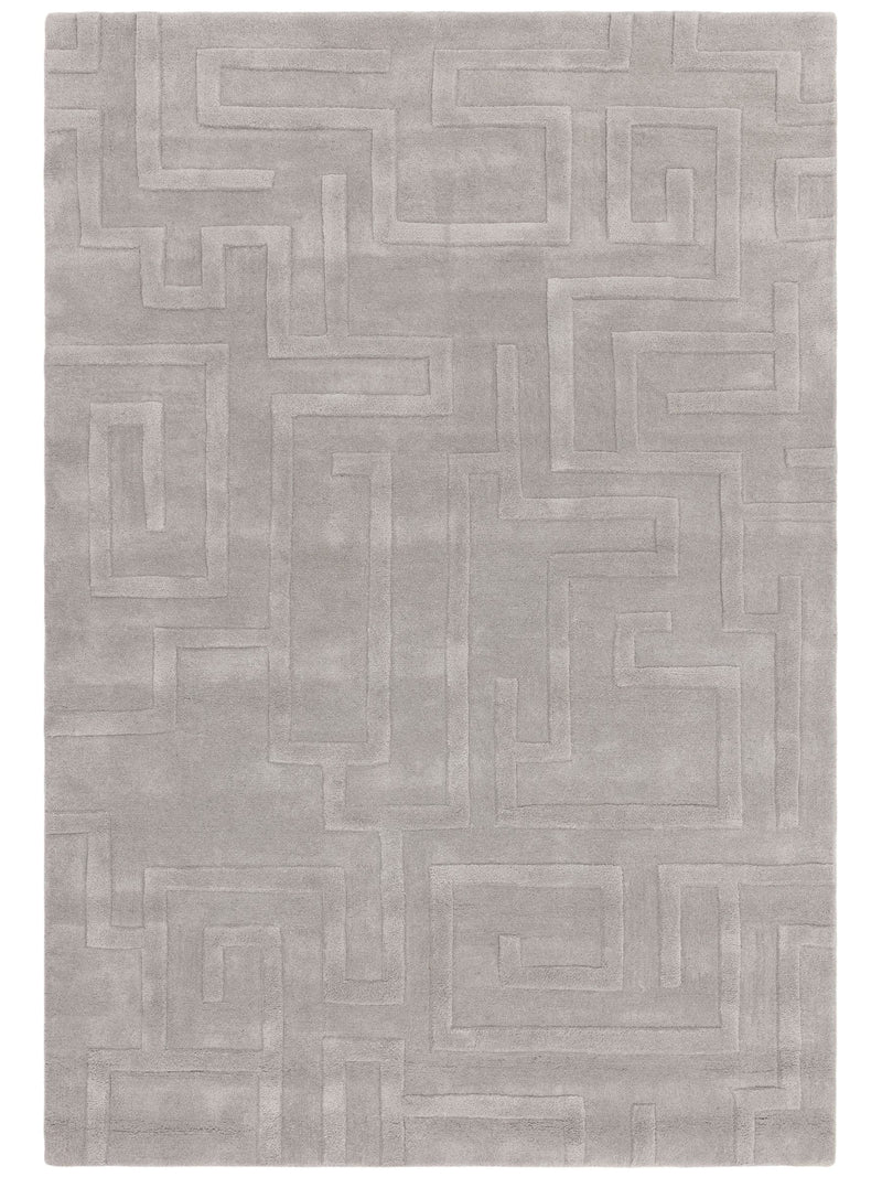 Asiatic Rugs Silver Maze wool rug - British product