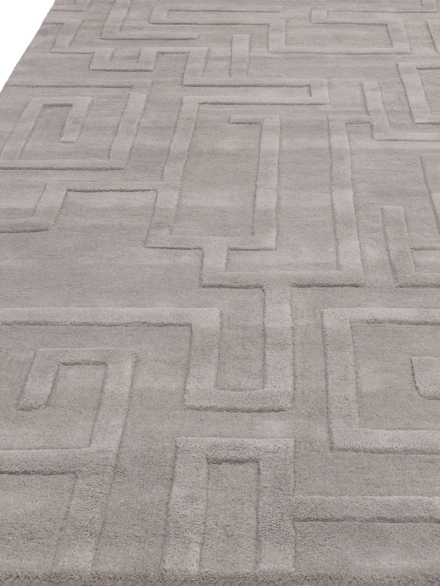 Asiatic Rugs Silver Maze wool rug - British product