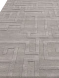 Asiatic Rugs Silver Maze wool rug - British product