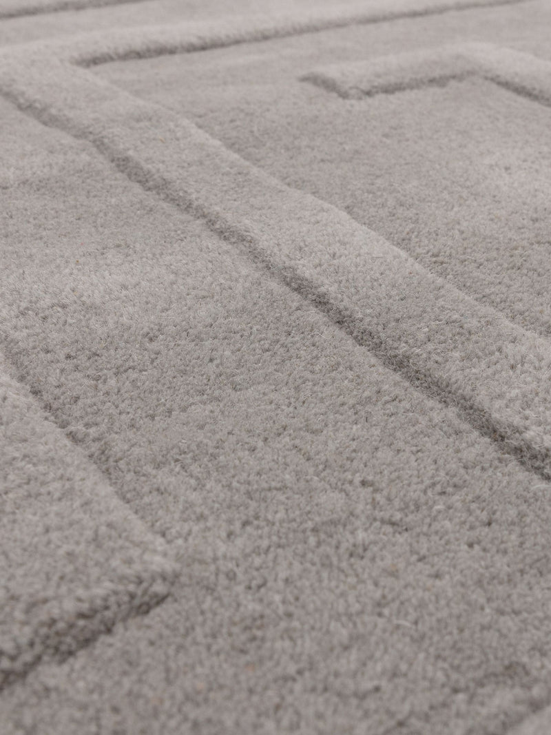 Asiatic Rugs Silver Maze wool rug - British product