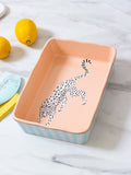 Yvonne Ellen Cheetah Rectangular Roaster