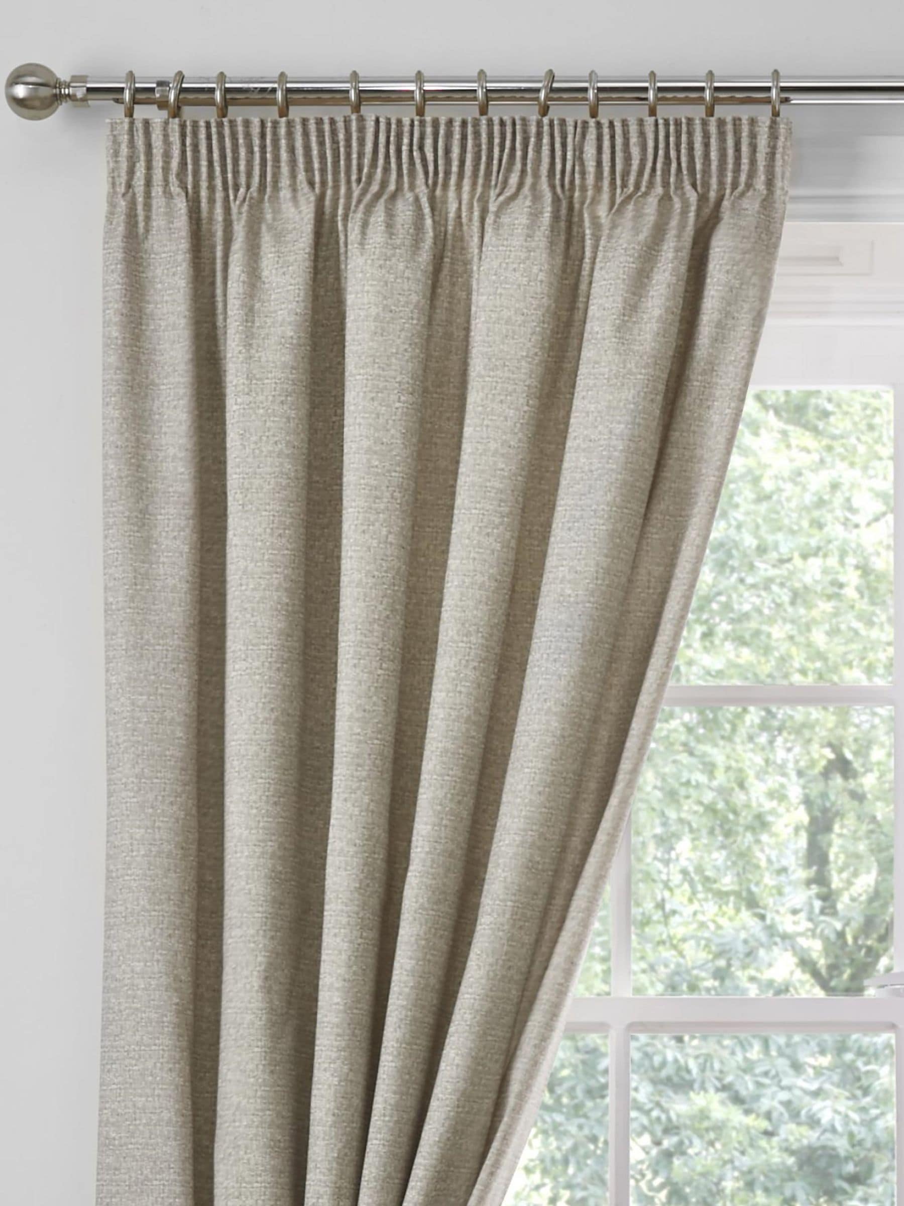 Dreams & Drapes Natural Pembrey thermal curtains 229x183cm, imported from the UK