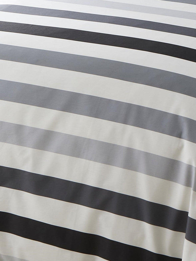 Bedlam Grey Beckett Stripe Duvet Cover Set - British product