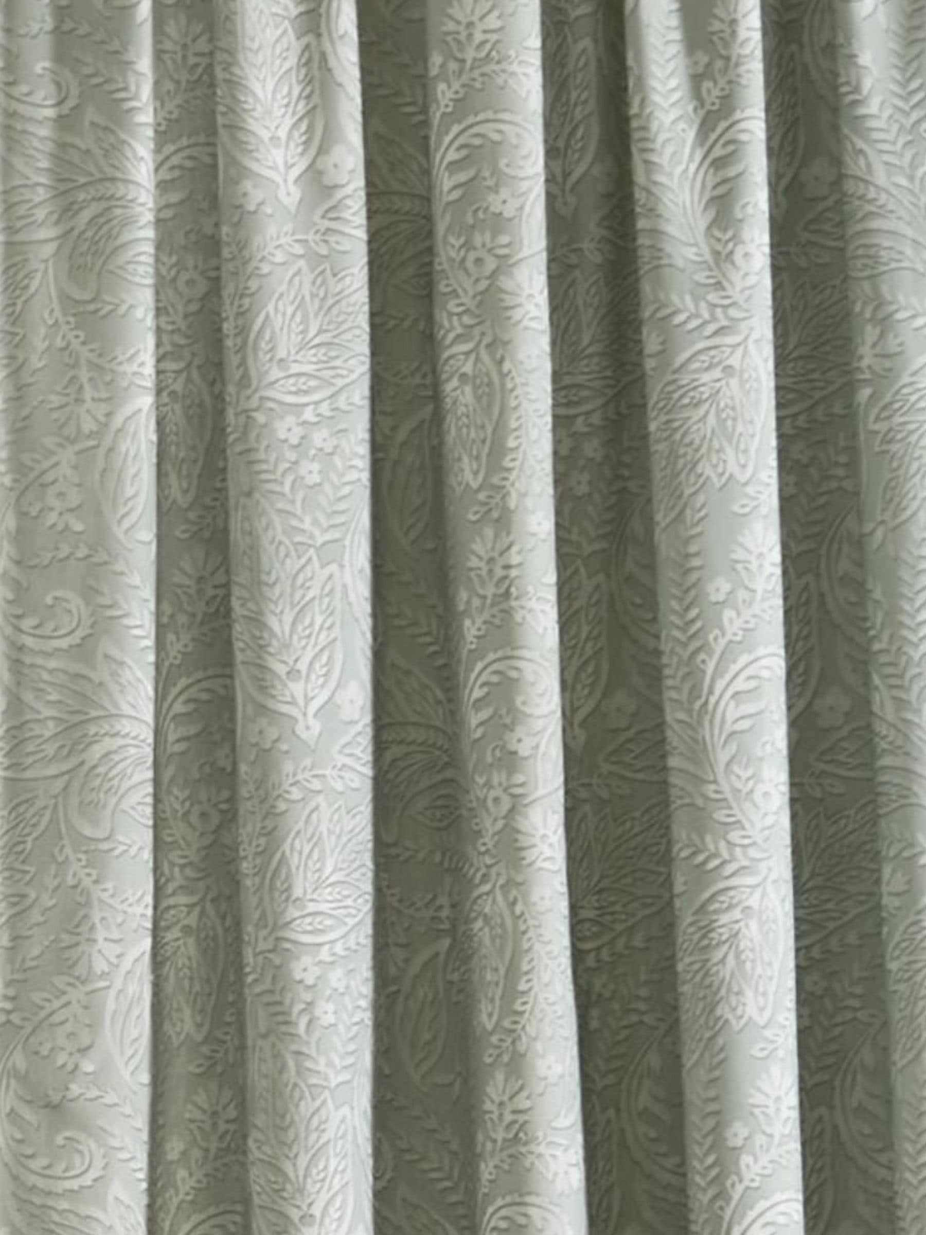 Dreams & Drapes Green Aveline pencil pleat curtains 229x183cm - British product