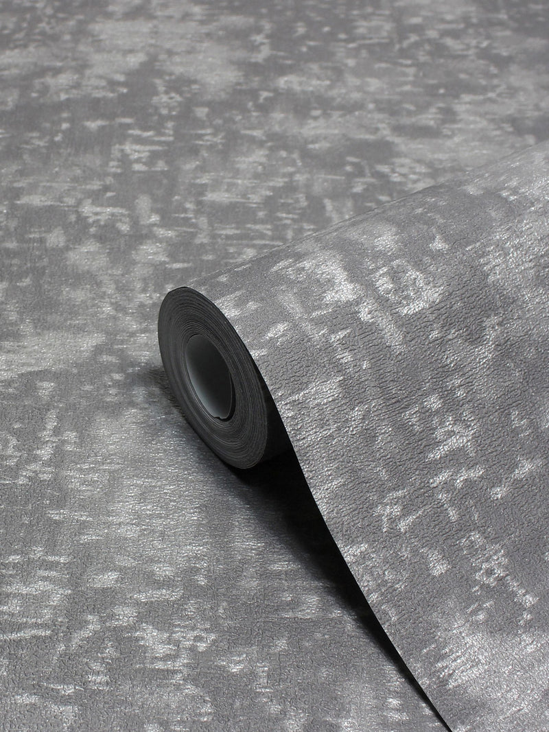 Riva Paoletti Grey Symphony abstract vinyl wallpaper roll - British product