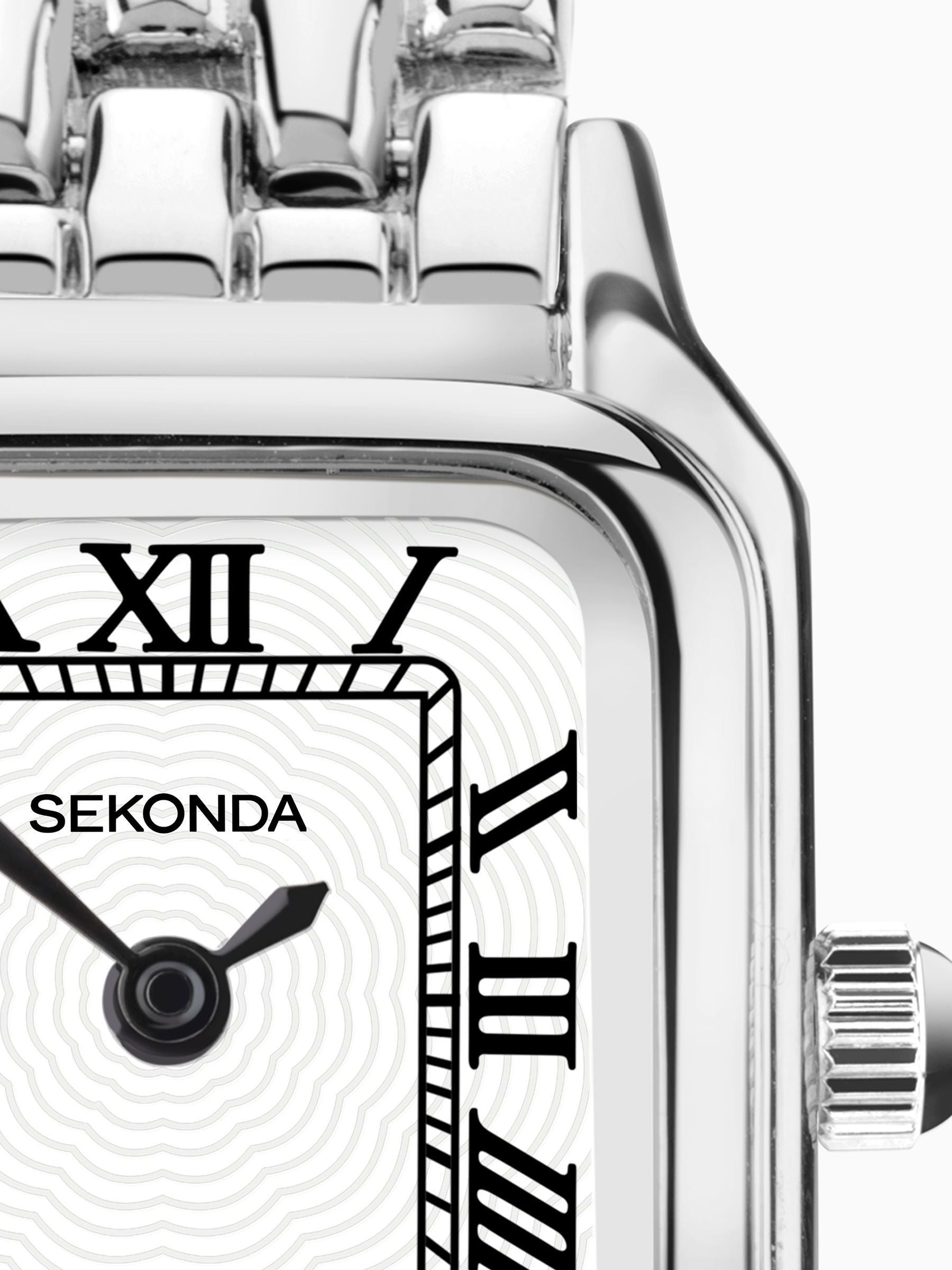 Sekonda Quinn silver alloy bracelet ladies watch (British brand)