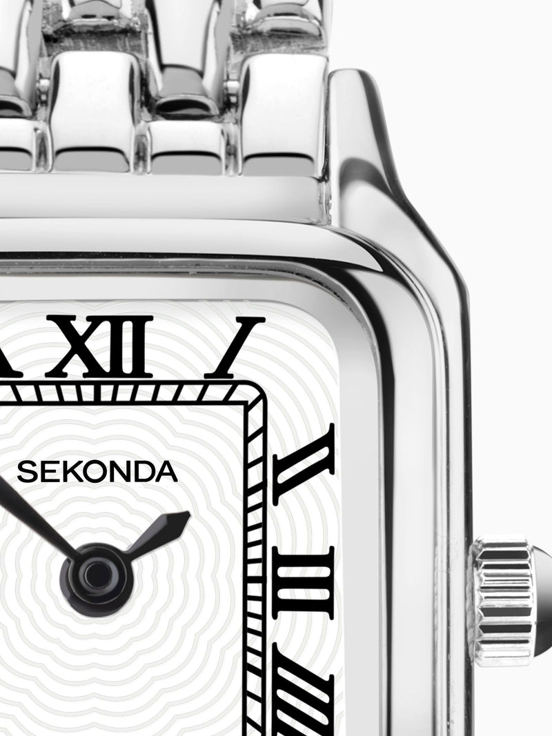 Sekonda Quinn silver alloy bracelet ladies watch (British brand)
