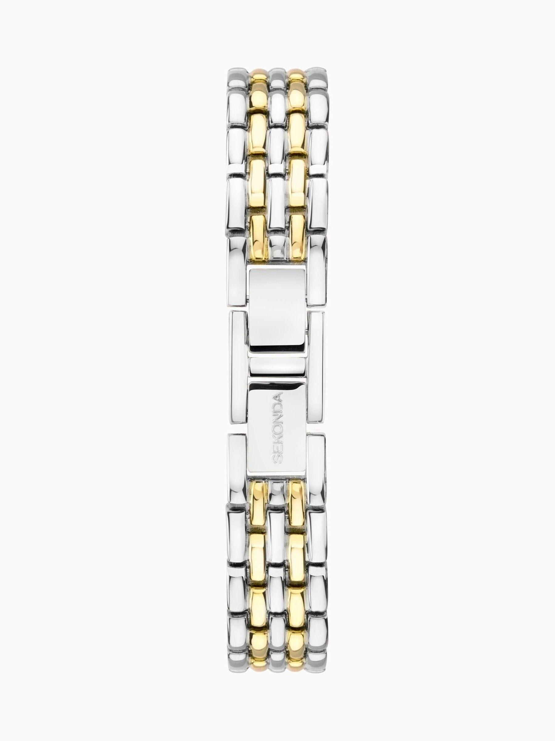 Sekonda Gold Tone Monica Two Tone Bracelet Watch (British brand)