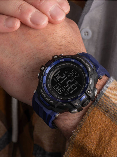 Next Sekonda Crossfell Digital Watch Black Plastic Strap- Buy online at McGrocer