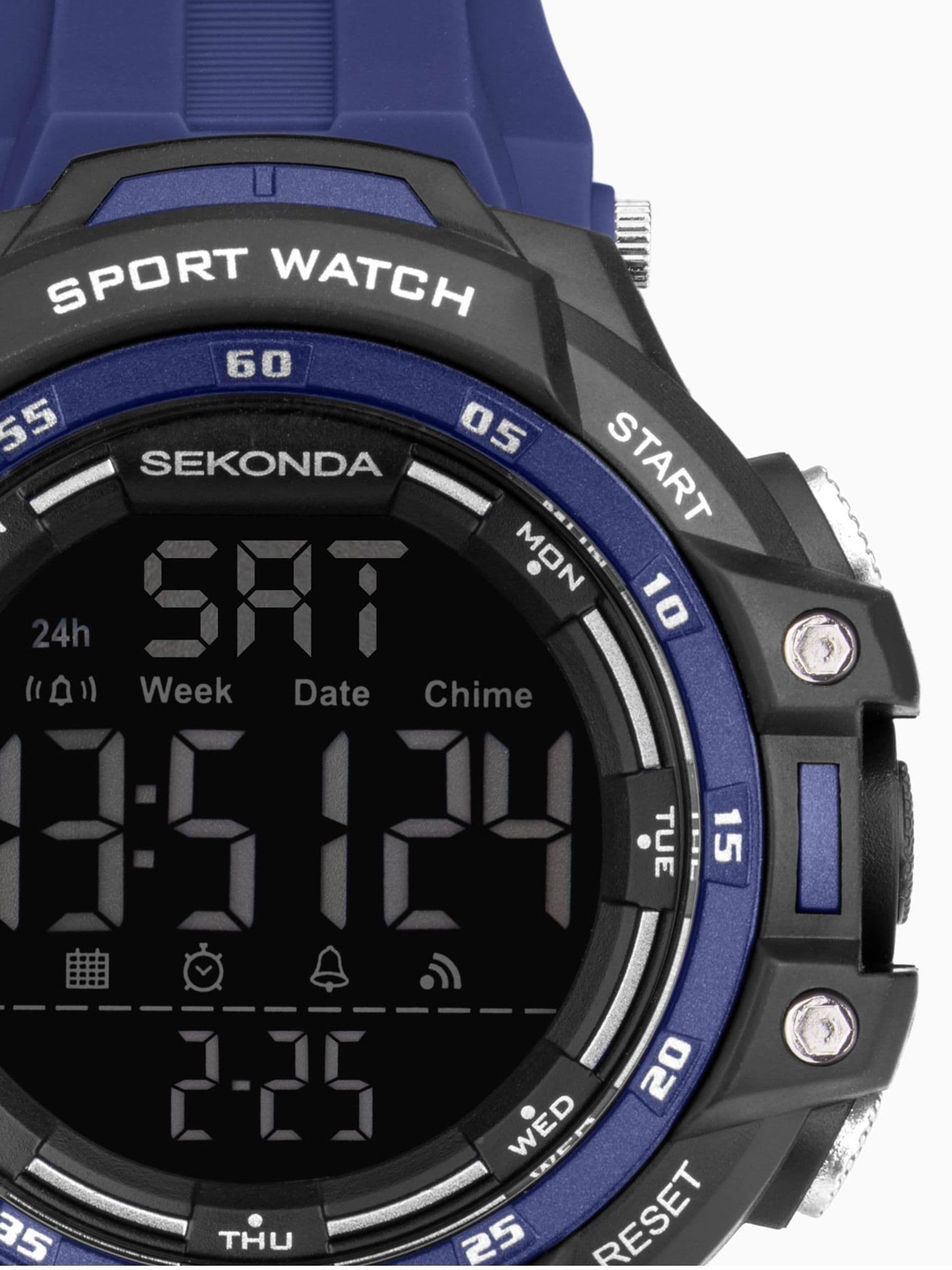 Sekonda Black Crossfell Digital Watch 53mm (British brand)
