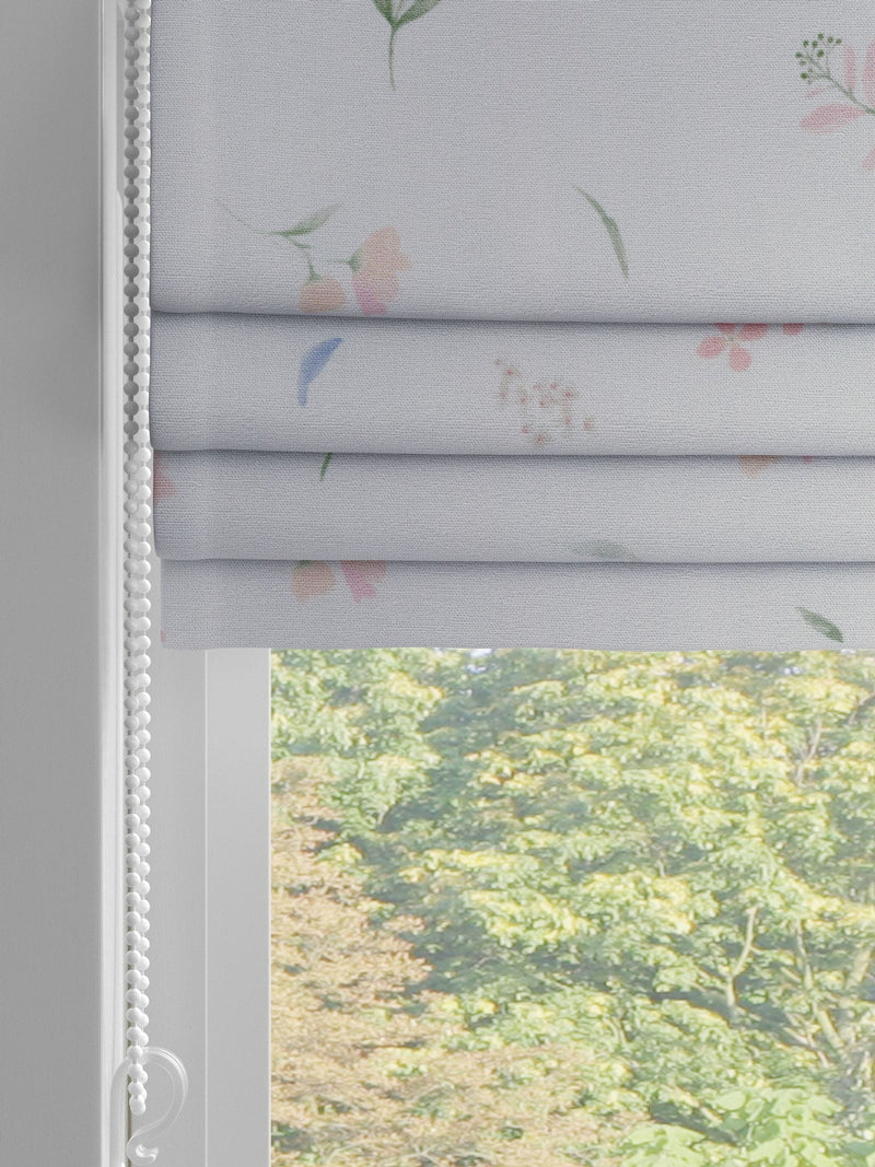 Next roman blind ditsy floral white cotton (British brand)