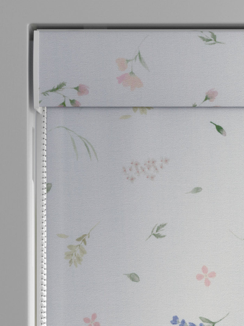 Next roman blind ditsy floral white cotton (British brand)
