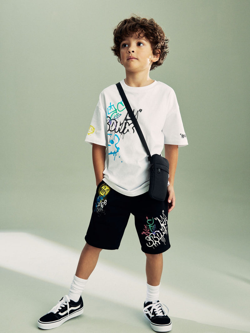 Black mobile phone bag (British brand)