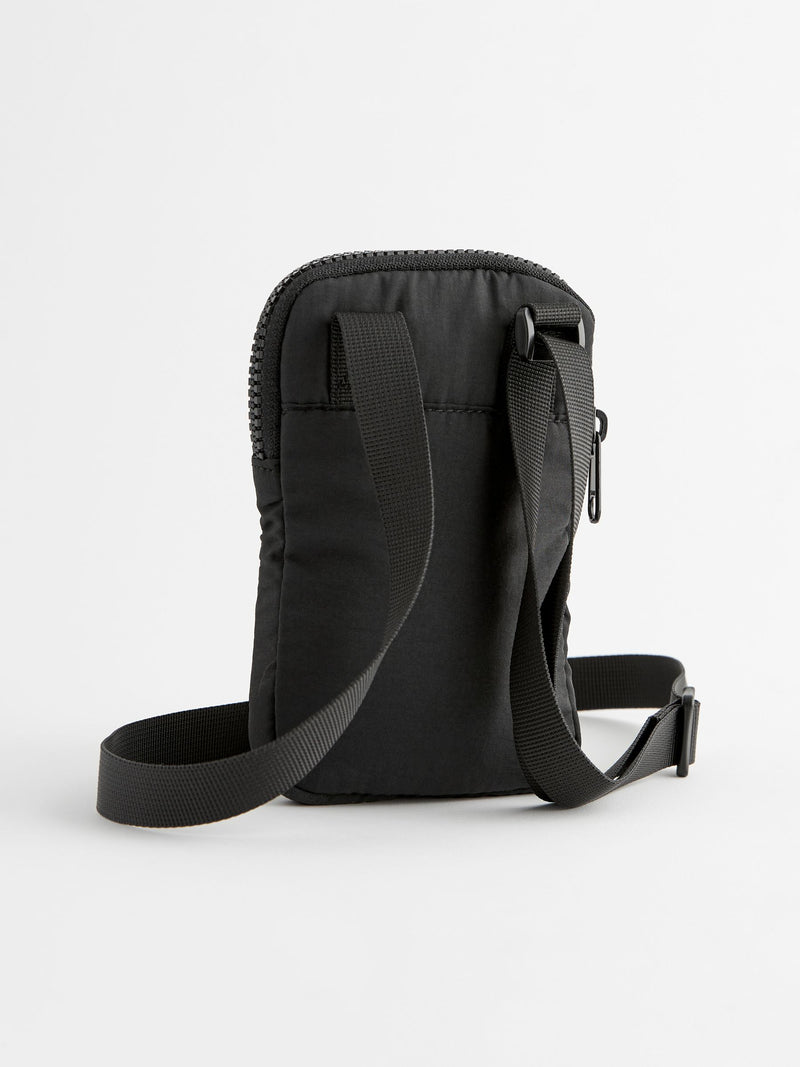 Black mobile phone bag (British brand)