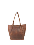 Jones Bootmaker brown leather shoulder bag, imported from the UK