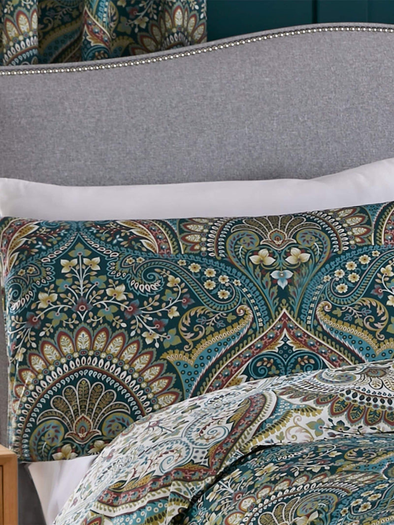 Dreams & Drapes Blue Palais reversible duvet cover set - British product