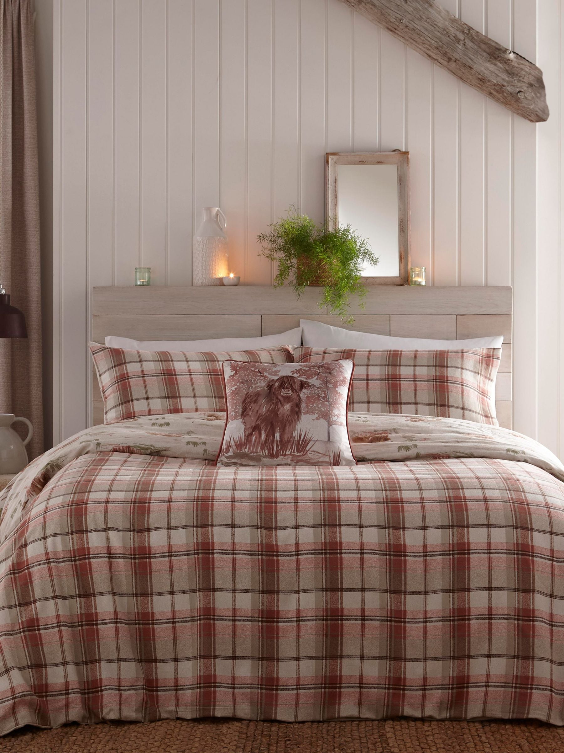 Dreams & Drapes Hanson Highland Cow duvet cover set - British product