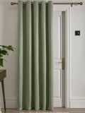 Fusion Green Strata curtains 229x183cm, imported from the UK