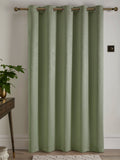 Fusion Green Strata curtains 229x183cm, imported from the UK