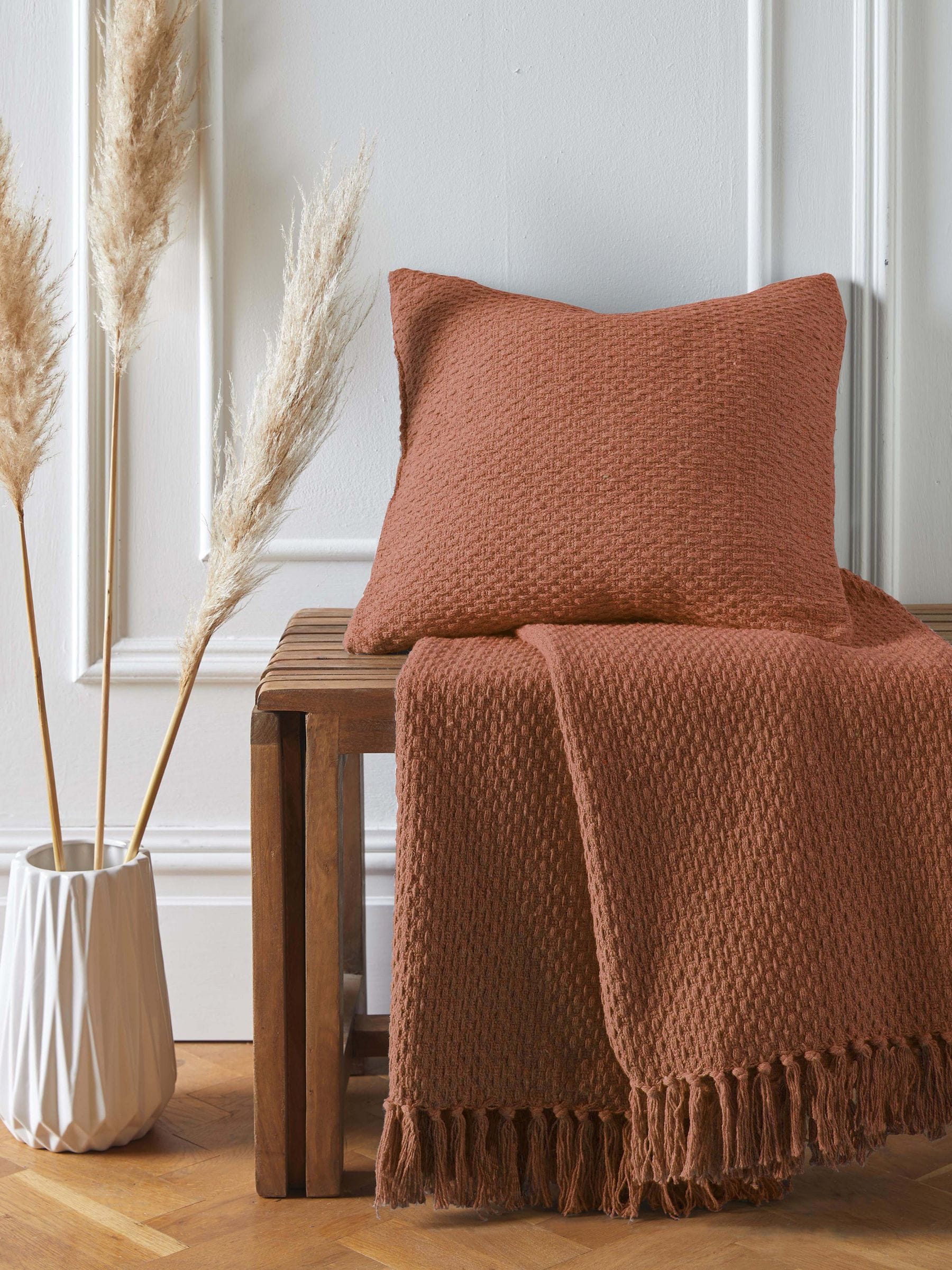 Drift Home Orange Hayden bedspread 130x180cm, UK version