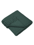 Drift Home Green Hayden throw 100% cotton, imported from the UK