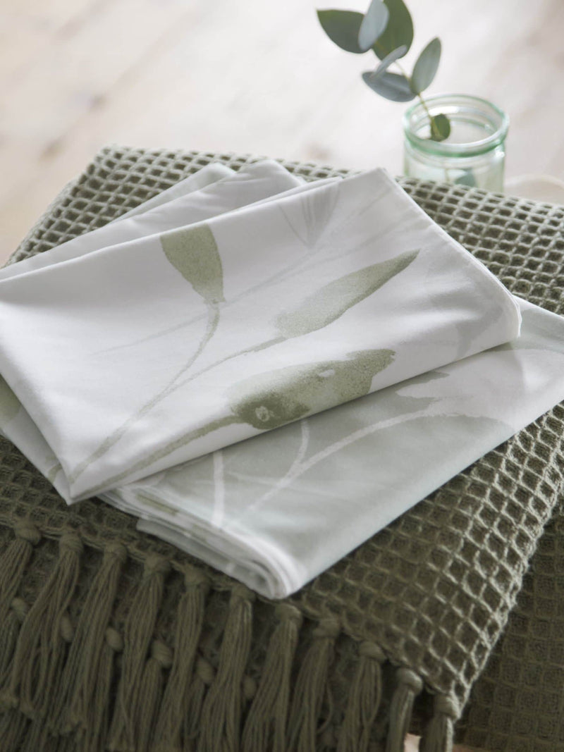 Drift Home Green Eliza duvet cover set - British product