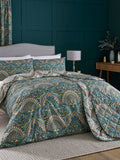 Dreams & Drapes Blue Palais quilted bedspread (British brand)