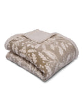 Dreams & Drapes green woodland owls plush fleece throw 150x200cm, UK version